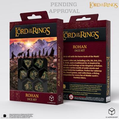 The Lord of the Rings Dice Set: Rohan
