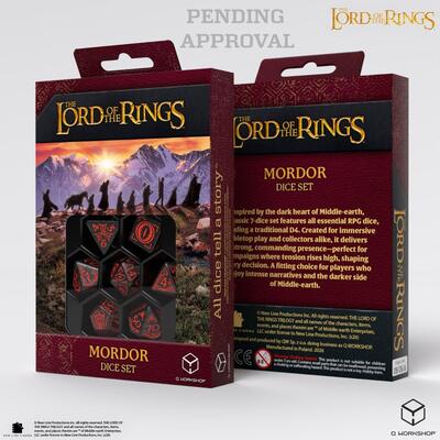 The Lord of the Rings Dice Set: Mordor
