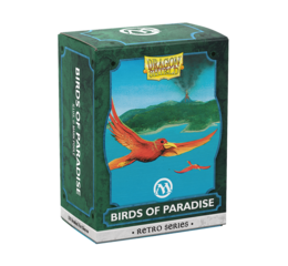 DS Matte Brushed Art Retro: Birds of Paradise Sleeves