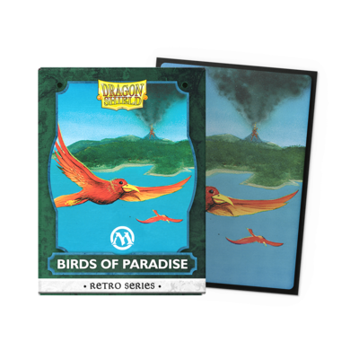 DS Matte Brushed Art Retro: Birds of Paradise Sleeves