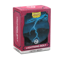 DS Matte Brushed Art Retro: Lightning Bolt Sleeves 100ct