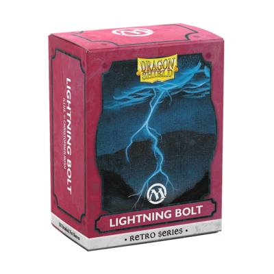 DS Matte Brushed Art Retro: Lightning Bolt Sleeves 100ct