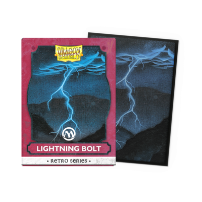 DS Matte Brushed Art Retro: Lightning Bolt Sleeves 100ct